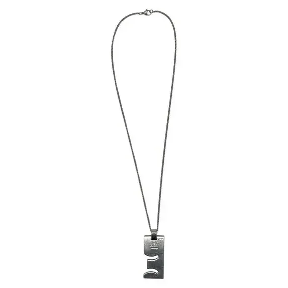 Gucci Gemini Sterling Silver Plate Necklace - Picture 3 of 8